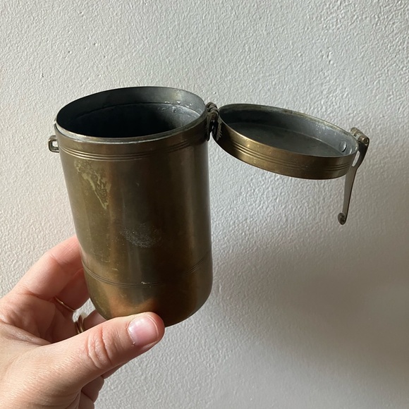 Other - Antique Brass Container